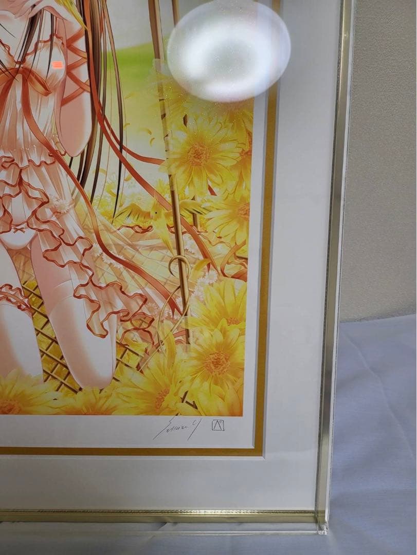 版画 てぃんくる カナリヤDX アールビバン ミクスドメディア 番号18/35