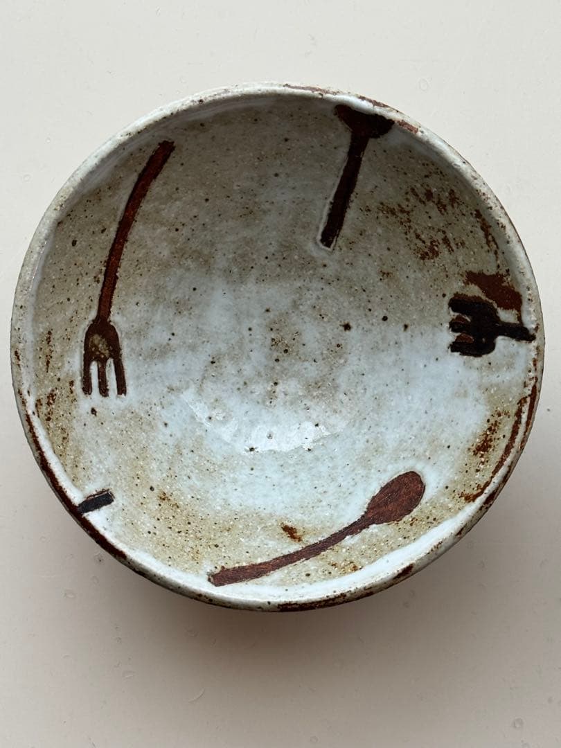 未使用】岡崎順子さん 小鉢2個セット カトラリー柄 ドット柄 - メルカリ