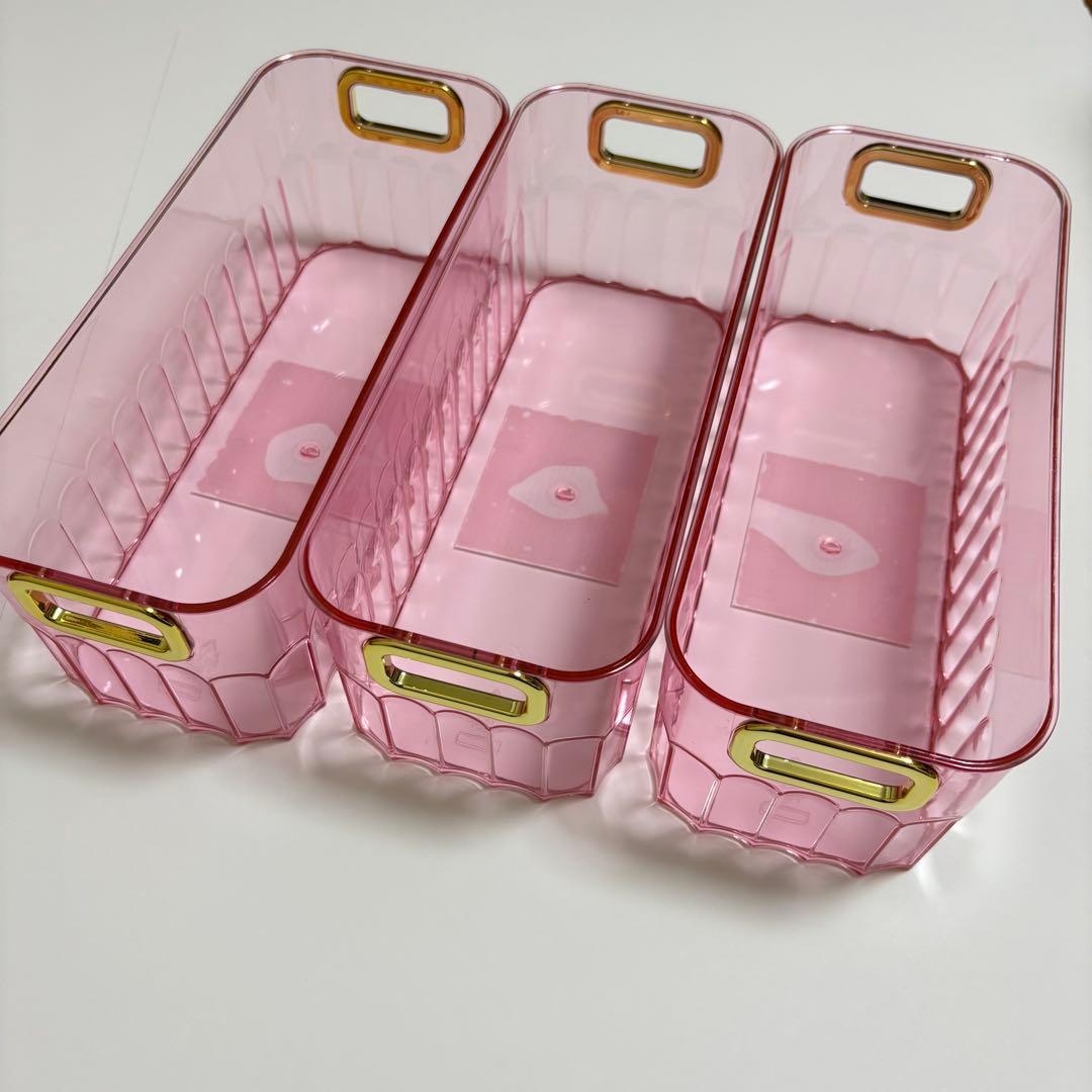 スリーピー 収納ケース ピンク ⭐︎新品未使用 ⭐︎THREEPPY 3つセット