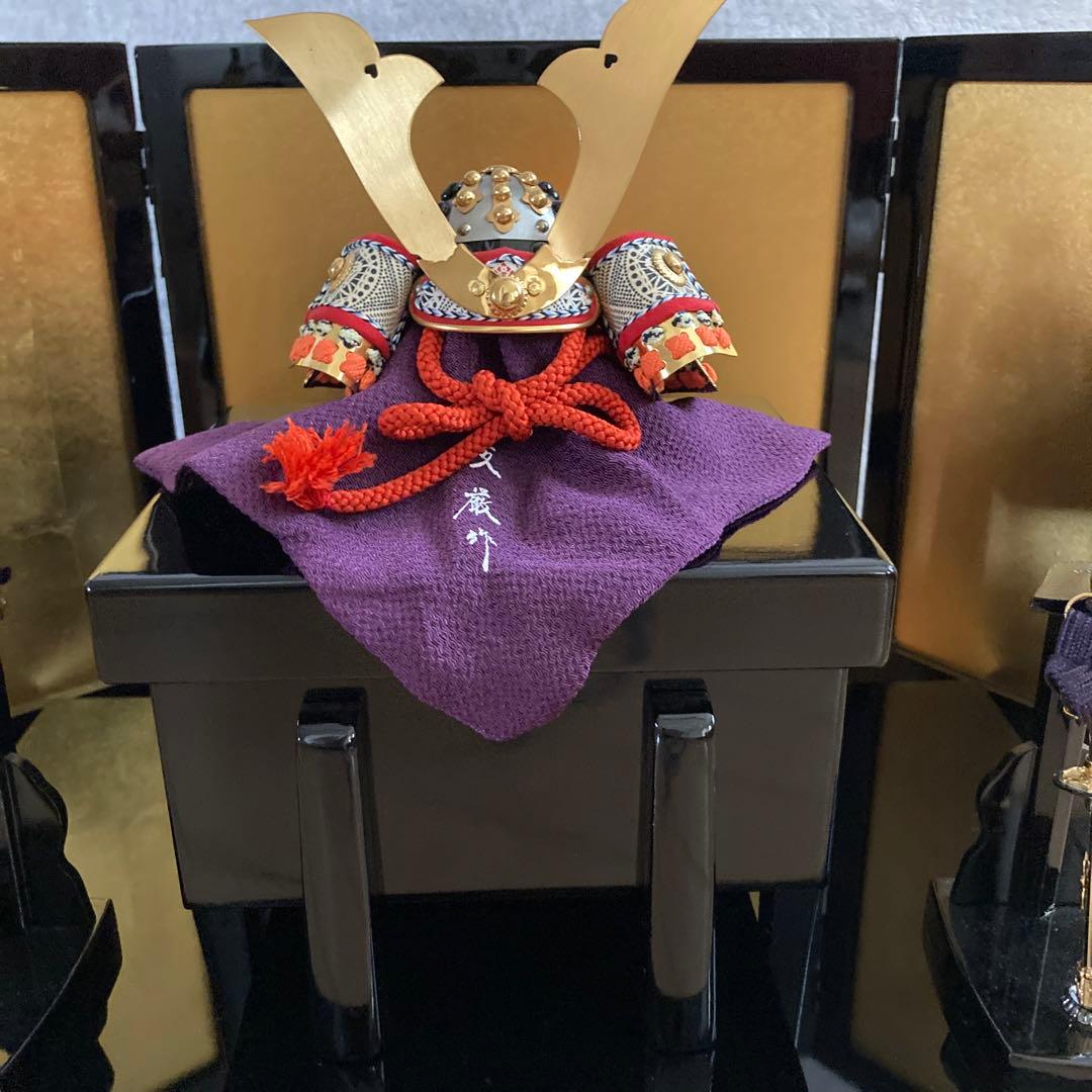美品！人形専門店久月　兜　5月人形