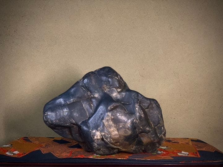 瀬田川虎石 横33×高25×奥行22.5(cm)  16.5kg 水石 盆石