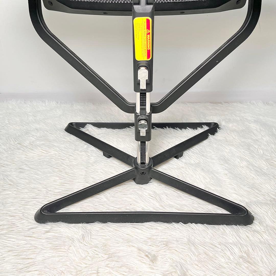 【美品】 エルゴヒューマン オットマン 廃盤 独立型 ブラック