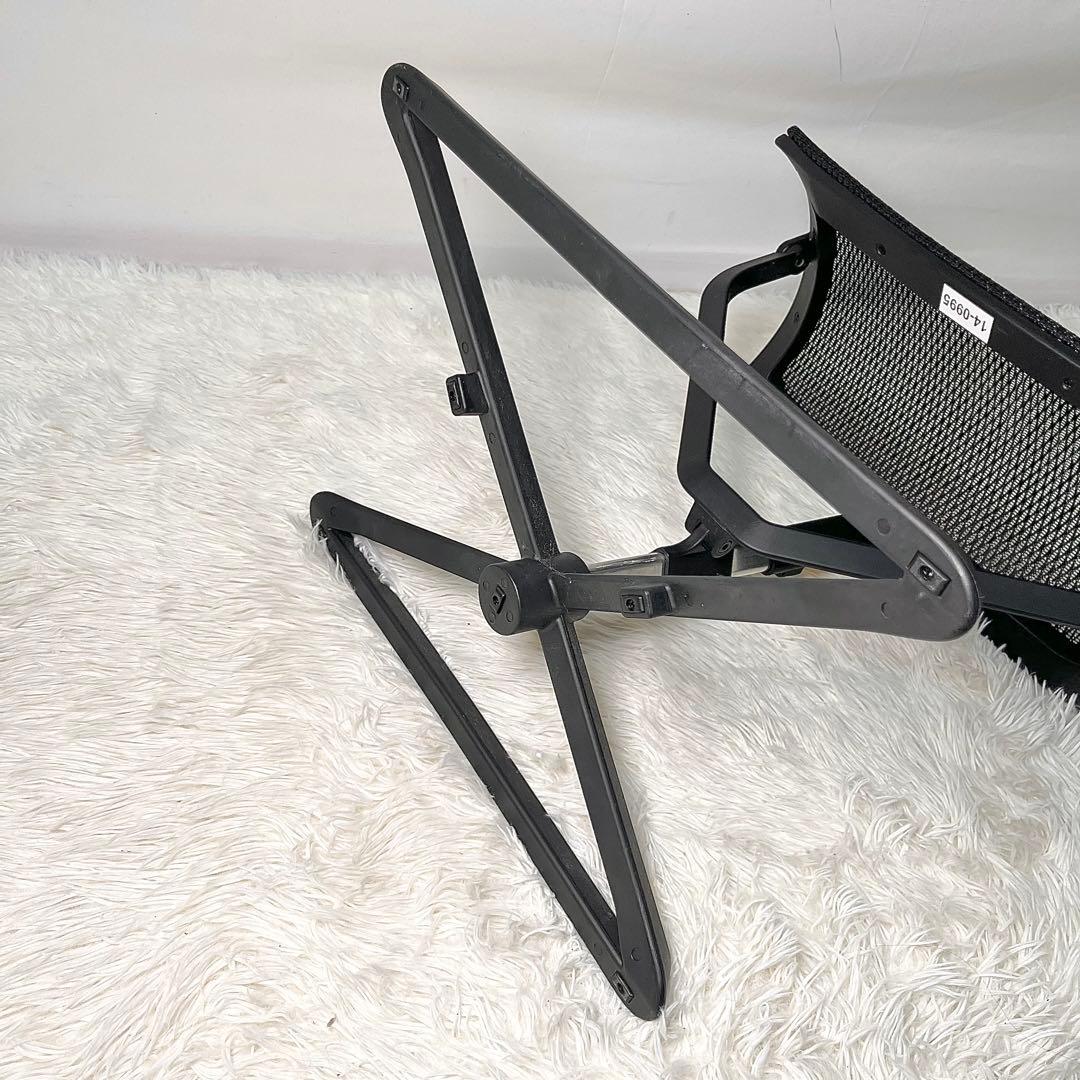 【美品】 エルゴヒューマン オットマン 廃盤 独立型 ブラック