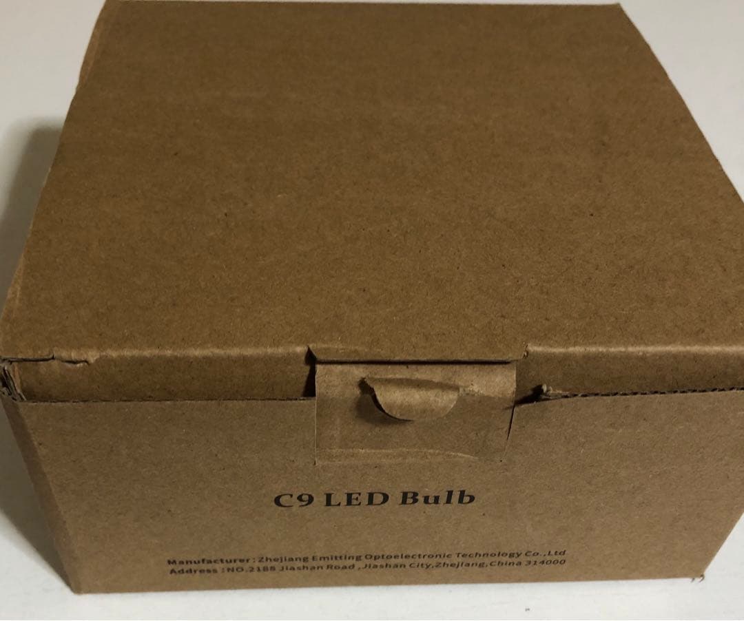 LED 苺型 電球 C９E17 0.6W（120v）5色カラ 25個入　LED