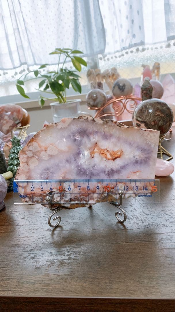 ピンクアメジスト⭐︎プレート⭐︎台座付