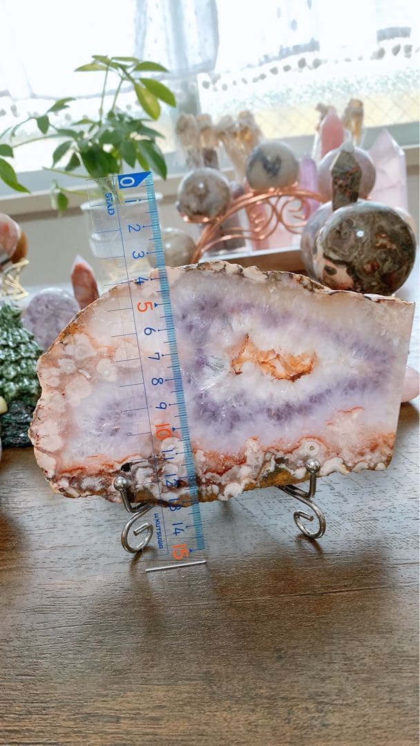 ピンクアメジスト⭐︎プレート⭐︎台座付