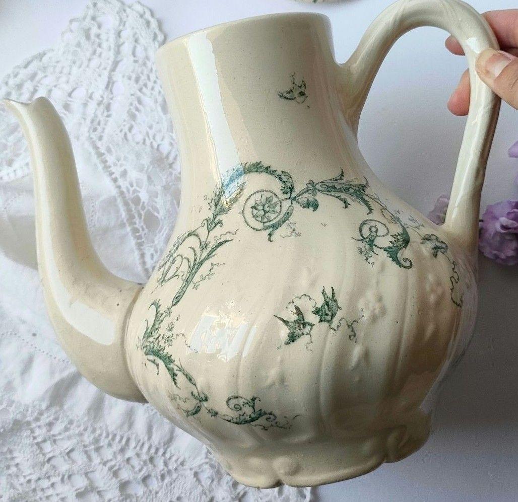 希少　美品　ジアン　RINCEAUX　ポット　フランスアンティーク