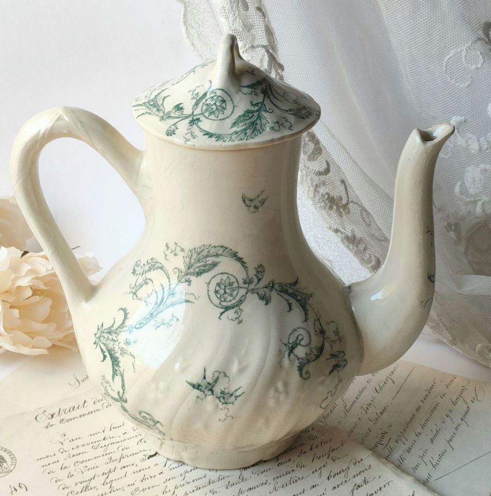 希少　美品　ジアン　RINCEAUX　ポット　フランスアンティーク