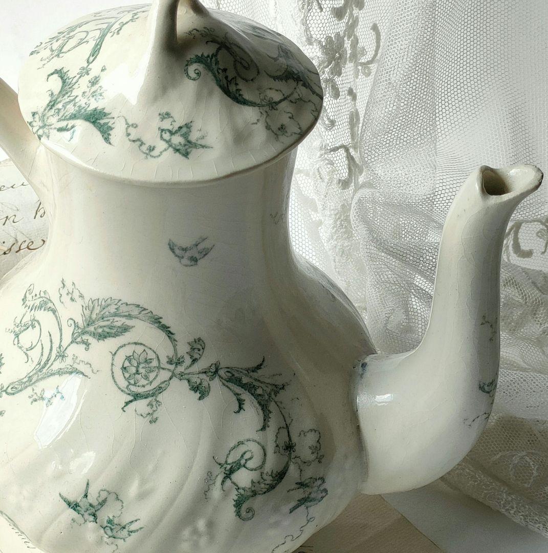 希少　美品　ジアン　RINCEAUX　ポット　フランスアンティーク