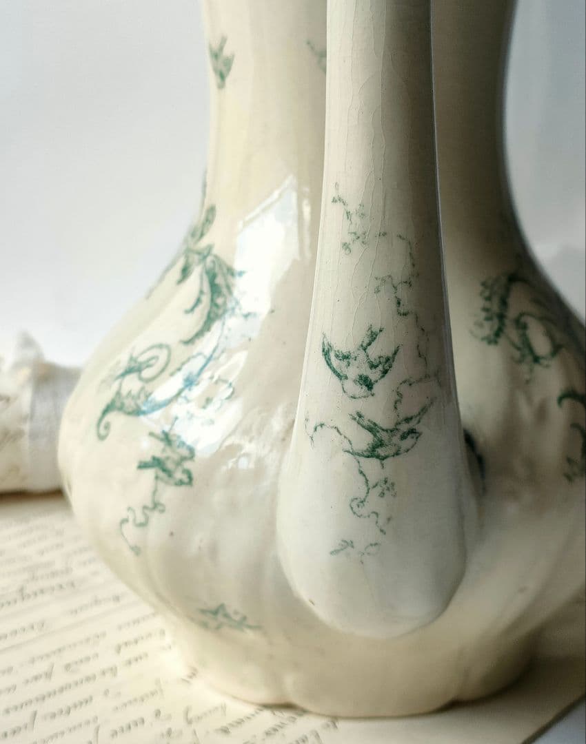 希少　美品　ジアン　RINCEAUX　ポット　フランスアンティーク