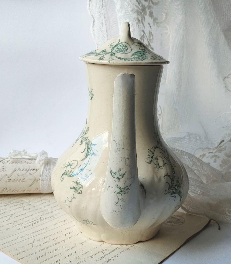 希少　美品　ジアン　RINCEAUX　ポット　フランスアンティーク