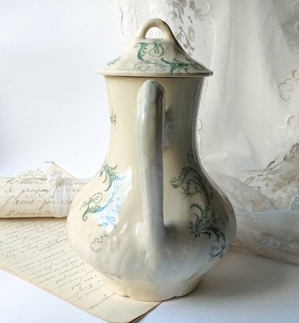希少　美品　ジアン　RINCEAUX　ポット　フランスアンティーク