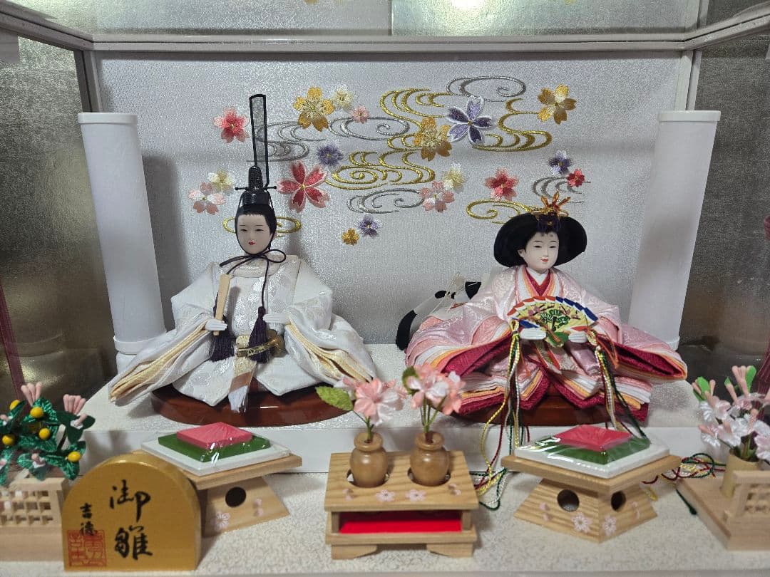 一点限り】雛人形 ケース飾り K50