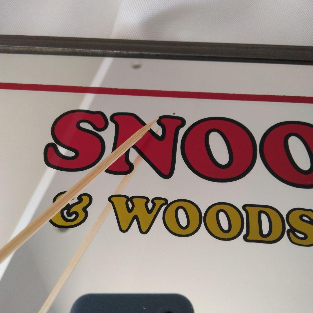 スヌーピー＆ウッドストック パブミラー お洒落 レトロ 壁掛け鏡 番号