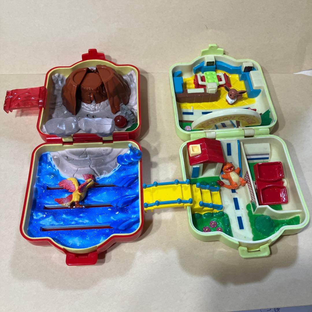 初代ちびポケハウス アーシア本島＆火、ポケモンセンター2個