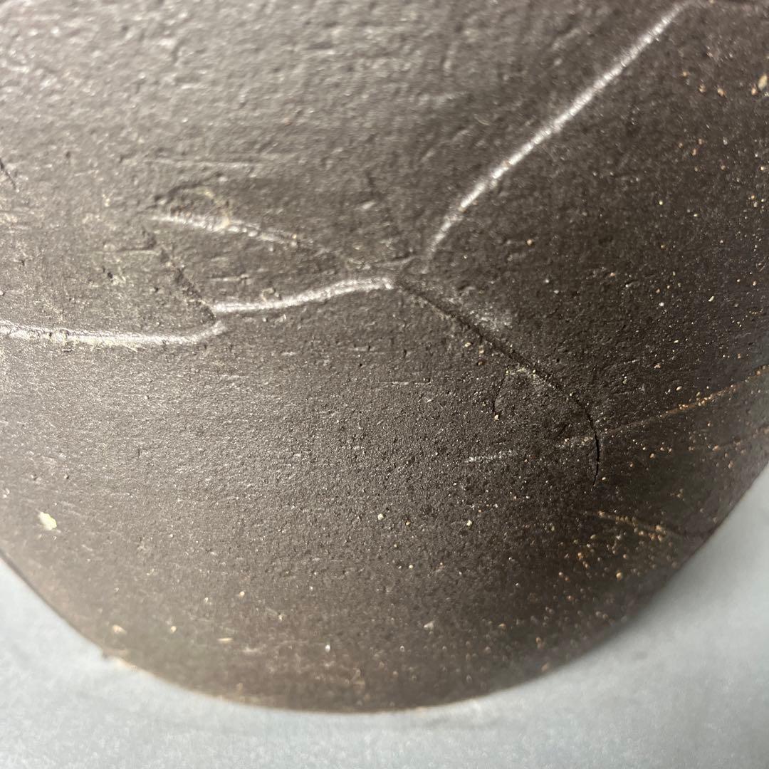 信楽焼傘立て  金彩壺 高さ43cm