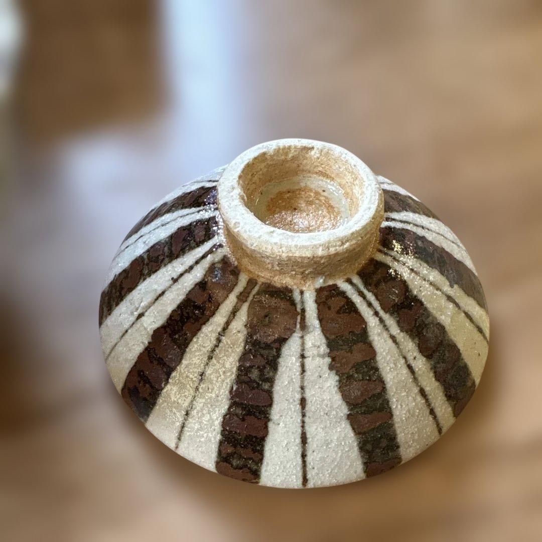 新品】美濃焼 兵山窯 羽柴兵衛作 錆十草蓋碗 5個セット