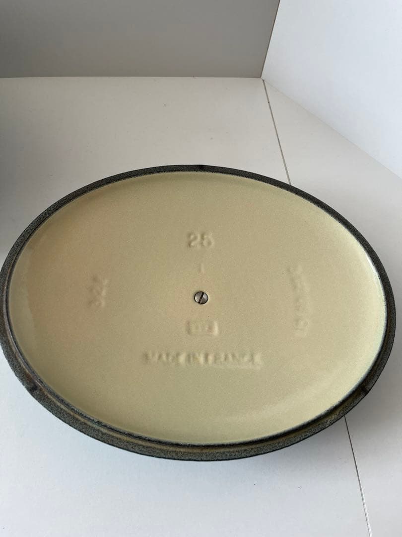 廃盤　限定色　ルクルーゼ　ココットオーバル　25cm カリビアンブルー