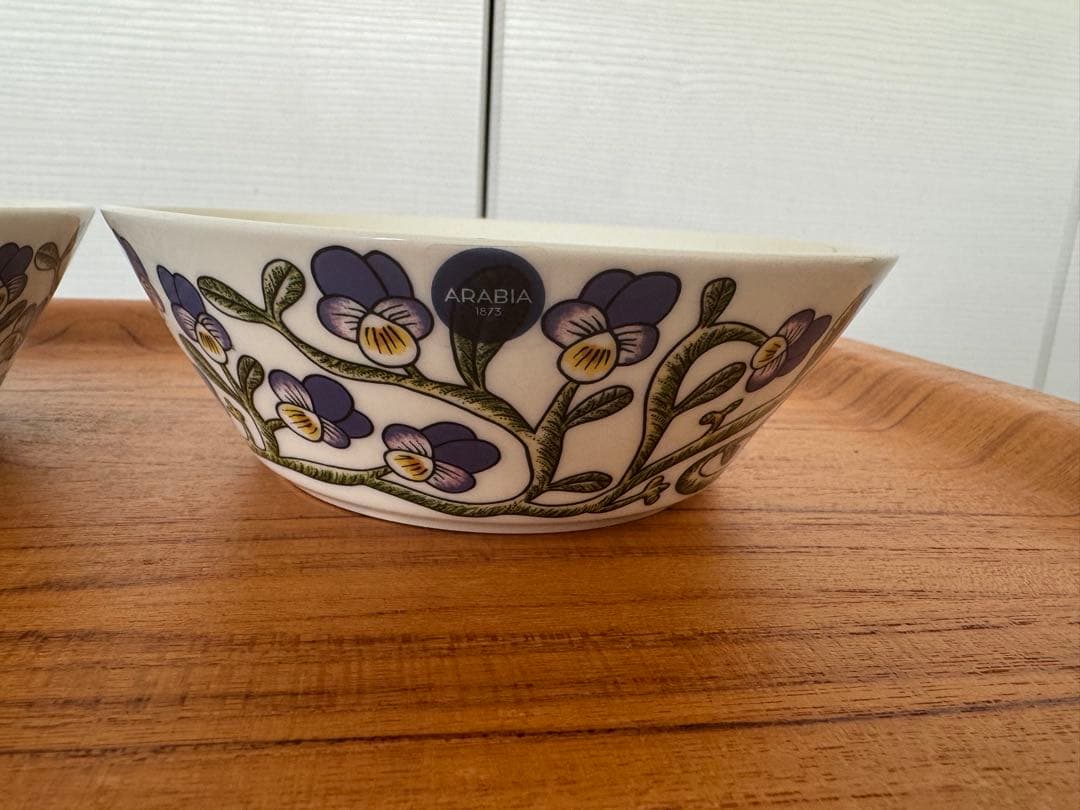 ARABIA Keto-orvokki ボウル ペア　ケトオルヴォッキ　新品