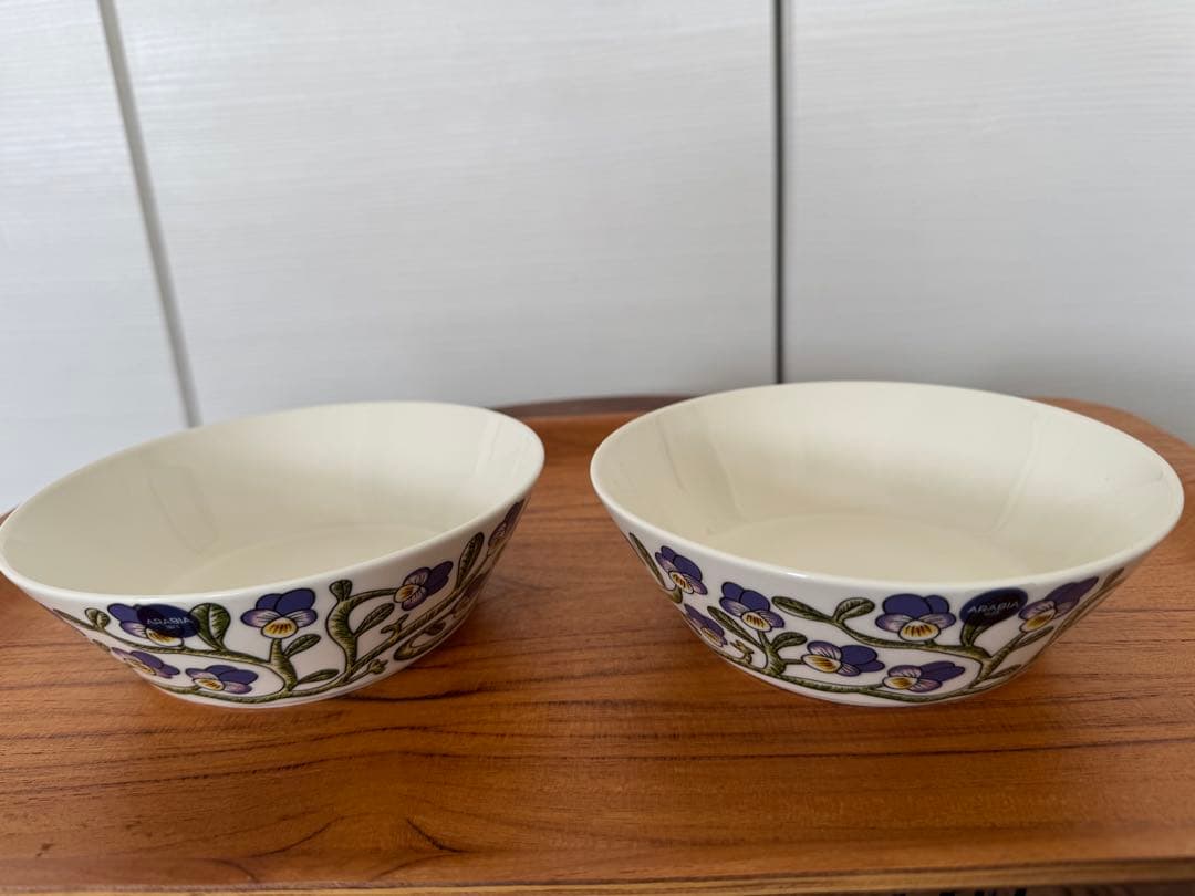 ARABIA Keto-orvokki ボウル ペア　ケトオルヴォッキ　新品