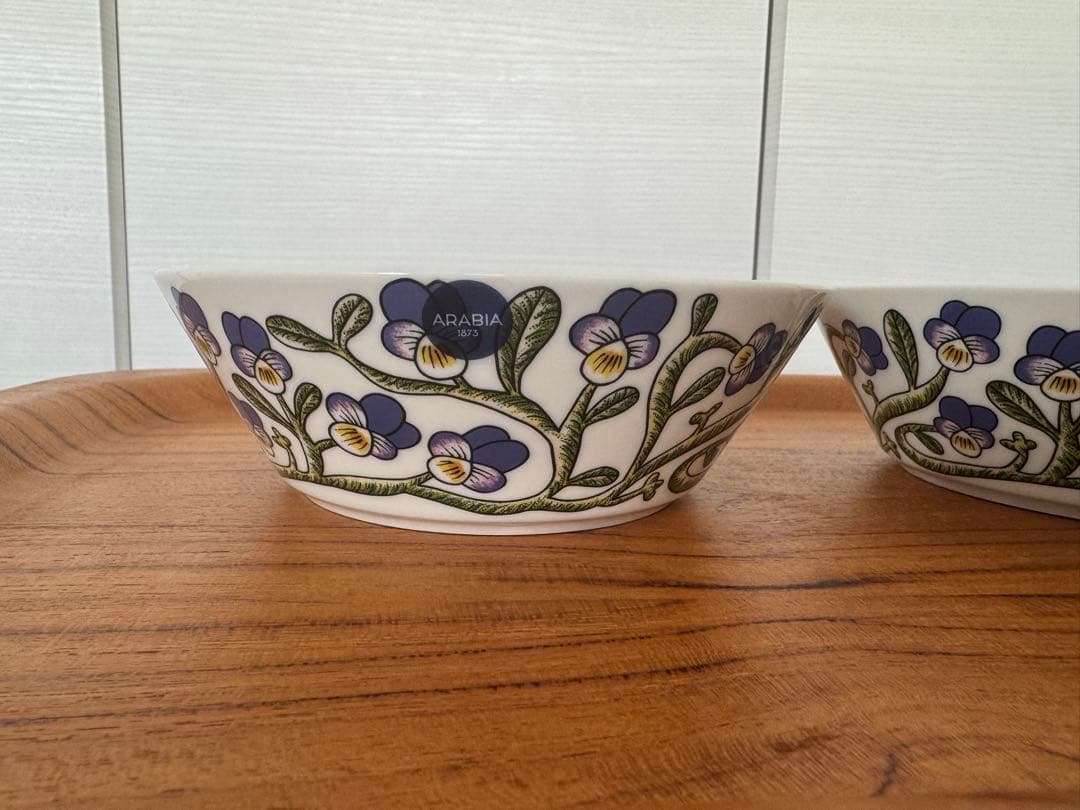 ARABIA Keto-orvokki ボウル ペア　ケトオルヴォッキ　新品