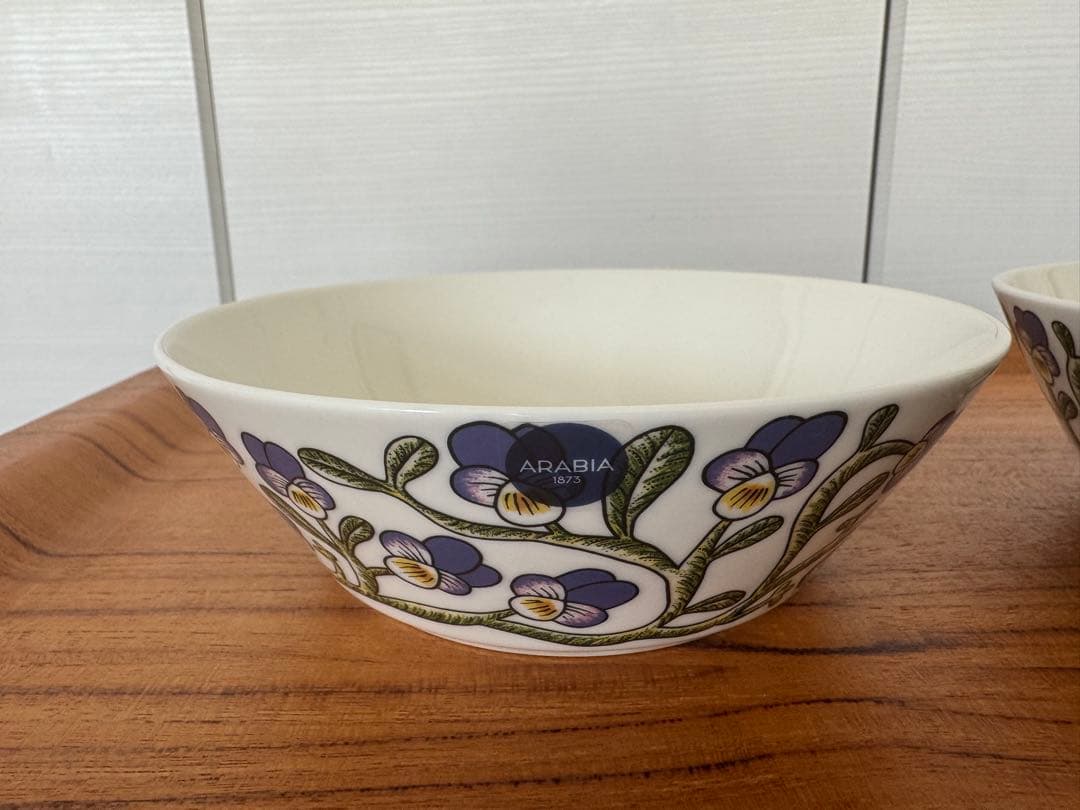 ARABIA Keto-orvokki ボウル ペア　ケトオルヴォッキ　新品