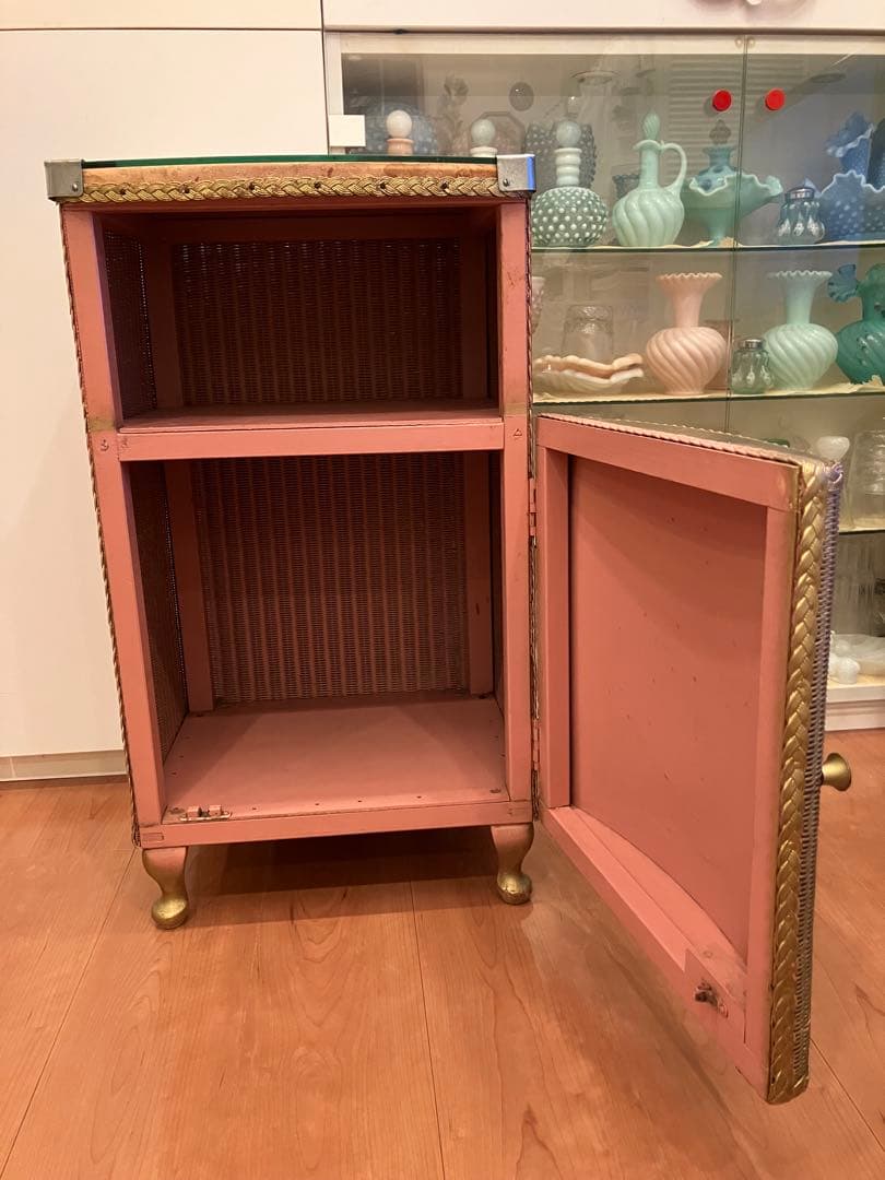 ロイドルーム LLOYD LOOM　ベッドサイドキャビネット　英国アンティーク