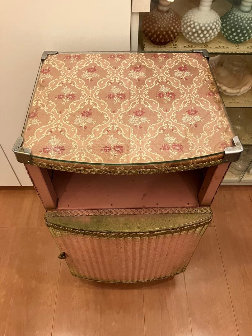 ロイドルーム LLOYD LOOM　ベッドサイドキャビネット　英国アンティーク