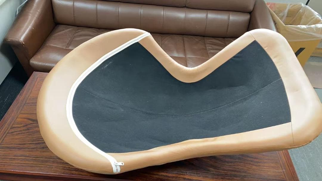 お得】大人気ベージュ クッション付き ロッキングチェア 訳あり品SF15