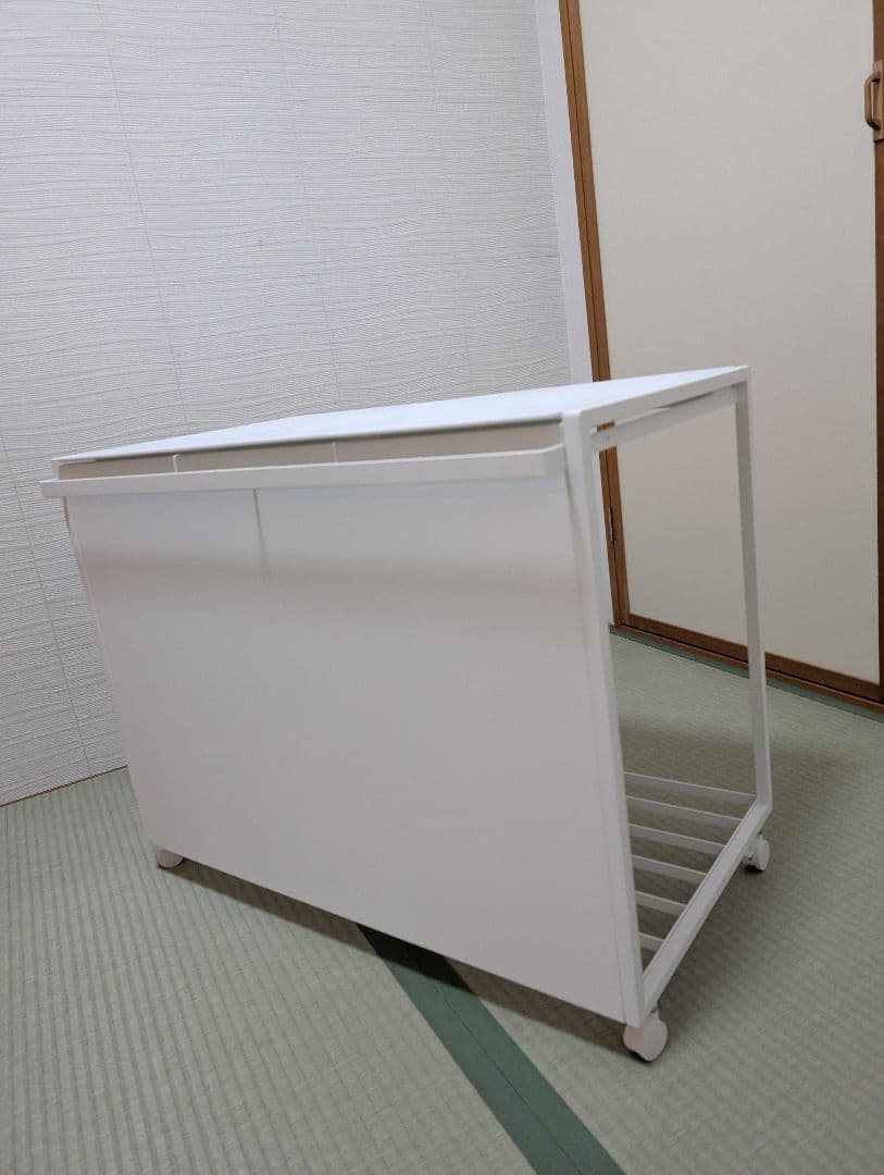 山崎実業（Yamazaki） 蓋付きダストワゴン 45L 3分別