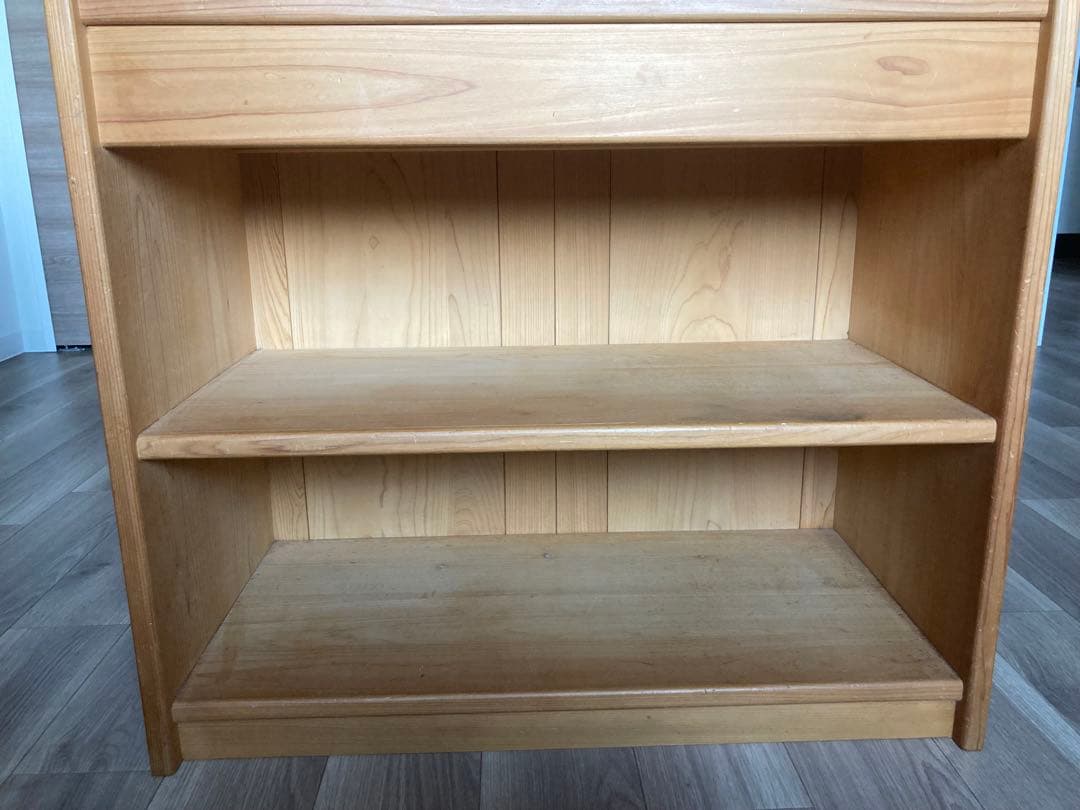 ヒノキクラフト　hinokicraft 木製おままごと用シンク　棚付