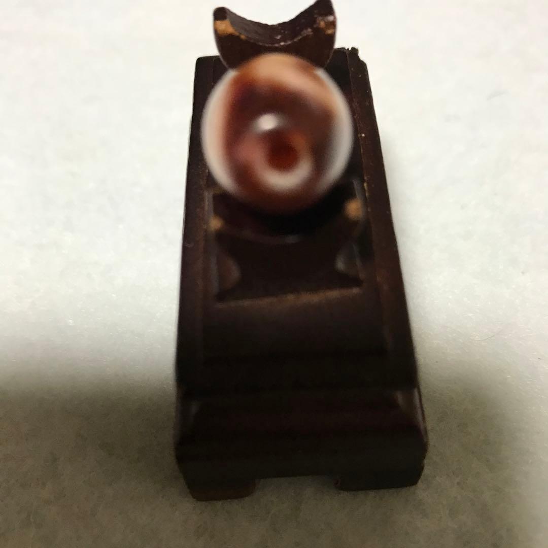 超激レア珍品‼︎ 朱砂老礦石　金銭鈎天珠　三カ所　マニア向け