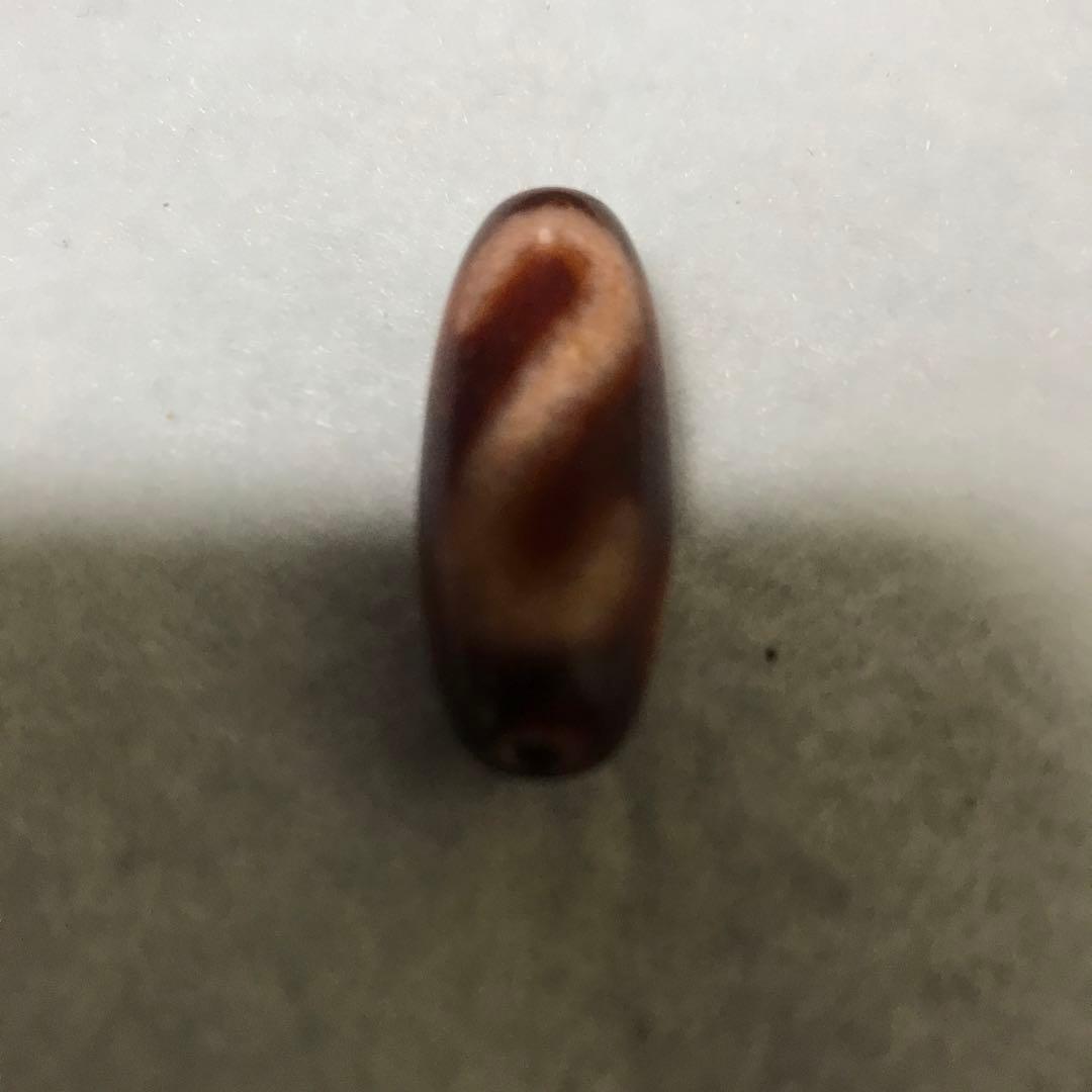 超激レア珍品‼︎ 朱砂老礦石　金銭鈎天珠　三カ所　マニア向け