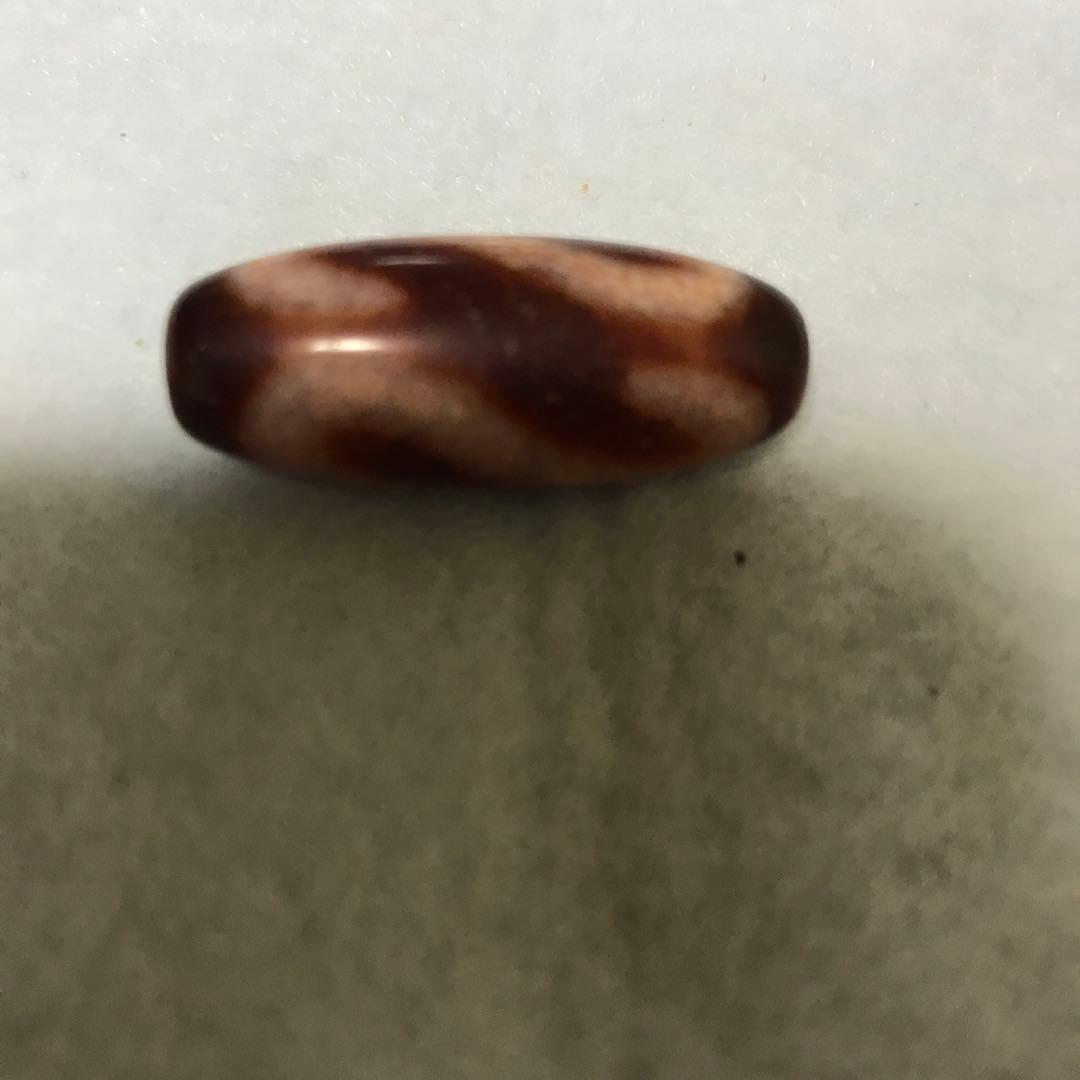 超激レア珍品‼︎ 朱砂老礦石　金銭鈎天珠　三カ所　マニア向け