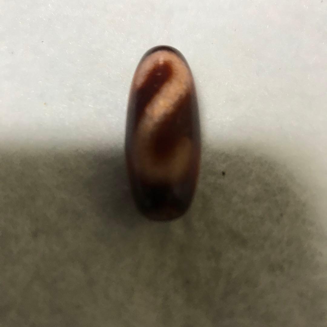 超激レア珍品‼︎ 朱砂老礦石　金銭鈎天珠　三カ所　マニア向け