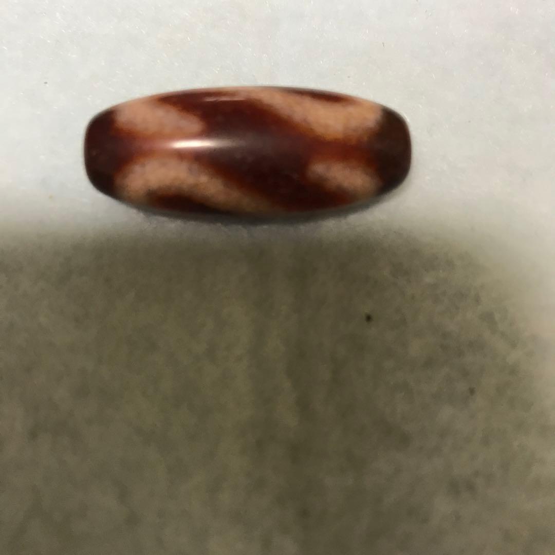 超激レア珍品‼︎ 朱砂老礦石　金銭鈎天珠　三カ所　マニア向け