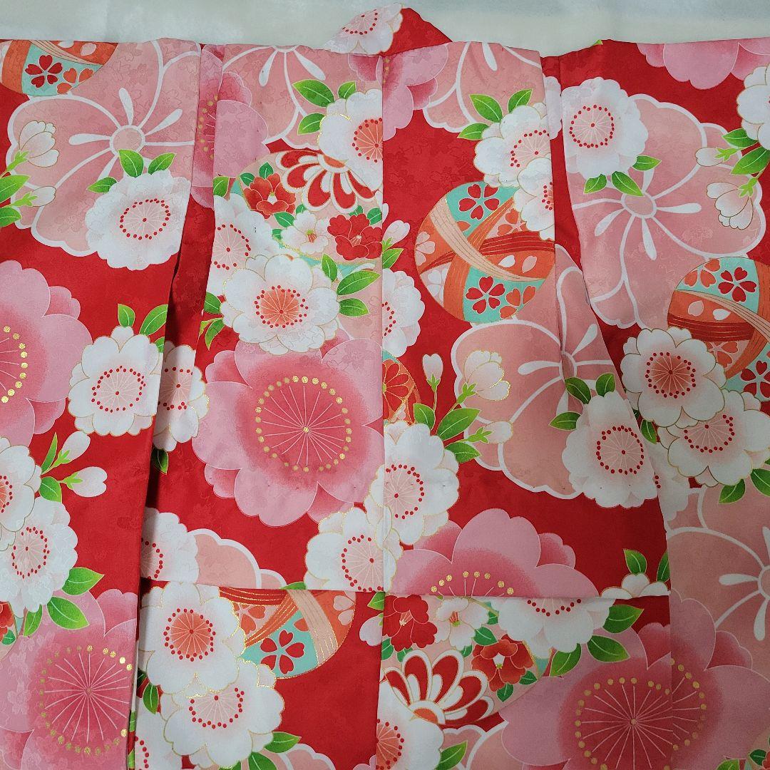 京都花ひめ 七五三 3歳女の子 着物被布セット