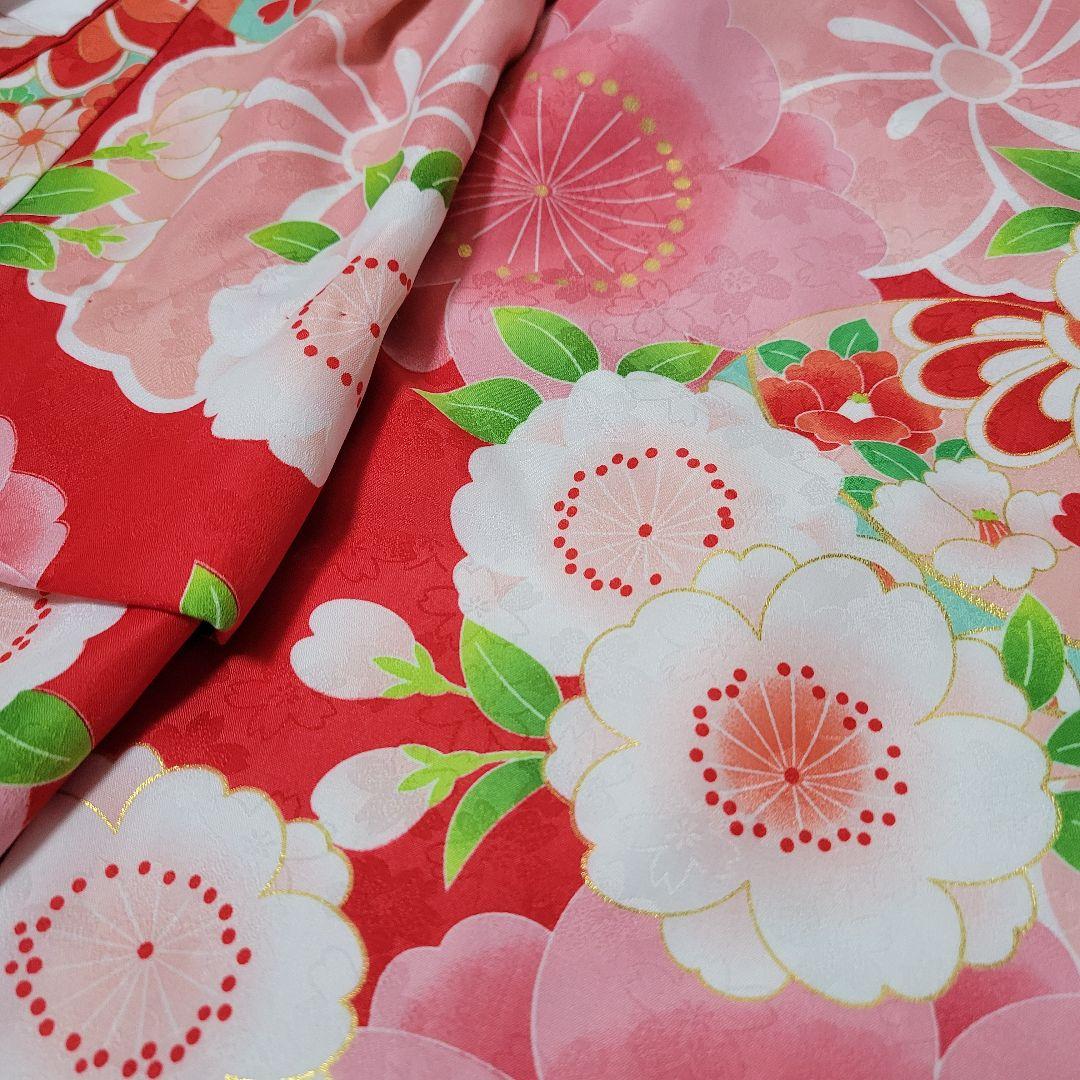 京都花ひめ 七五三 3歳女の子 着物被布セット