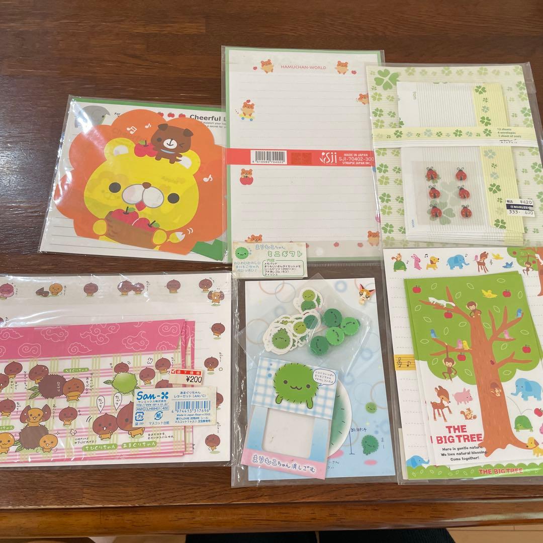 San-X など 動物キャラクター レターセット 6点 平成レトロ 当時物