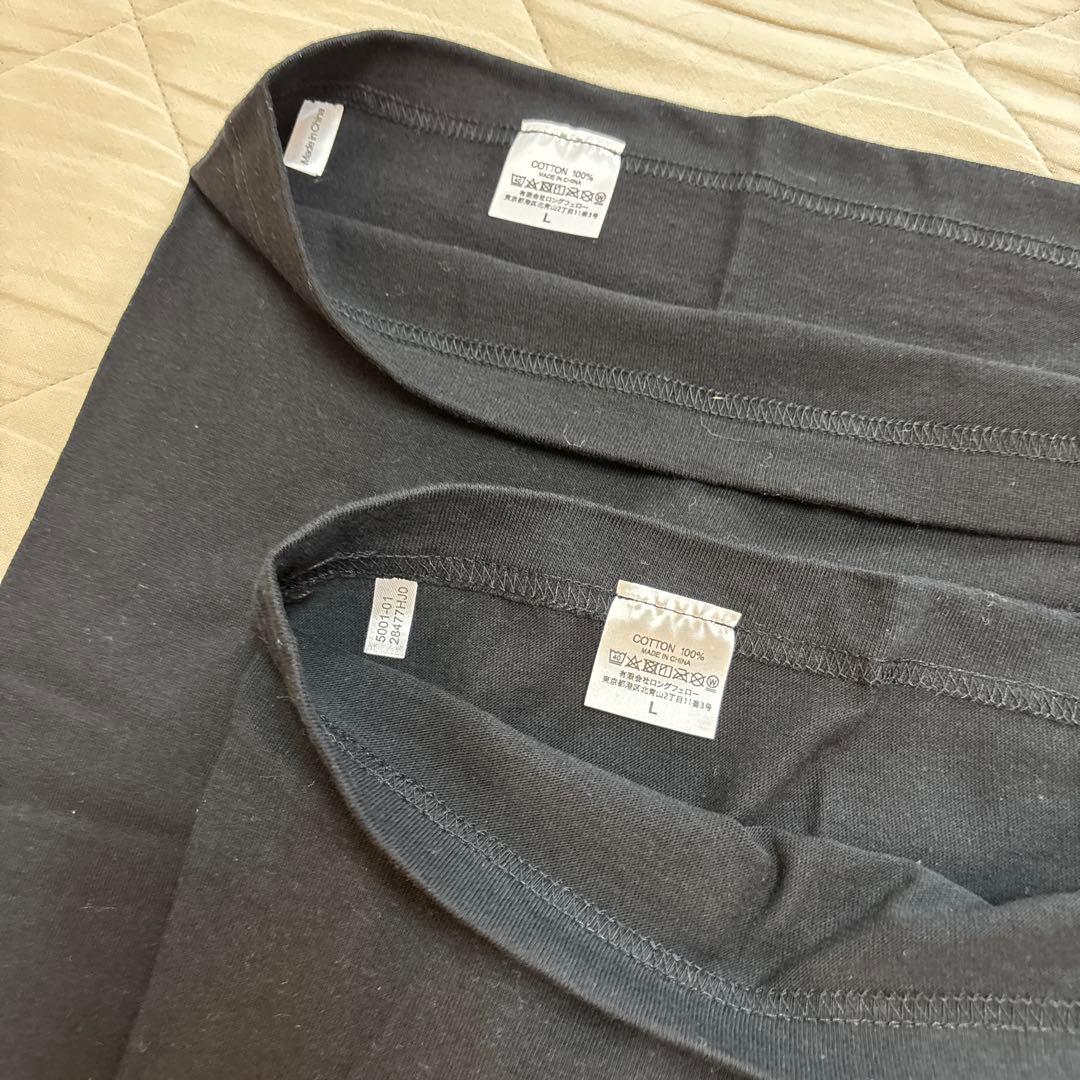 BUMP OF CHICKEN☆ロゴT &ロンT黒L☆バンプオブチキン