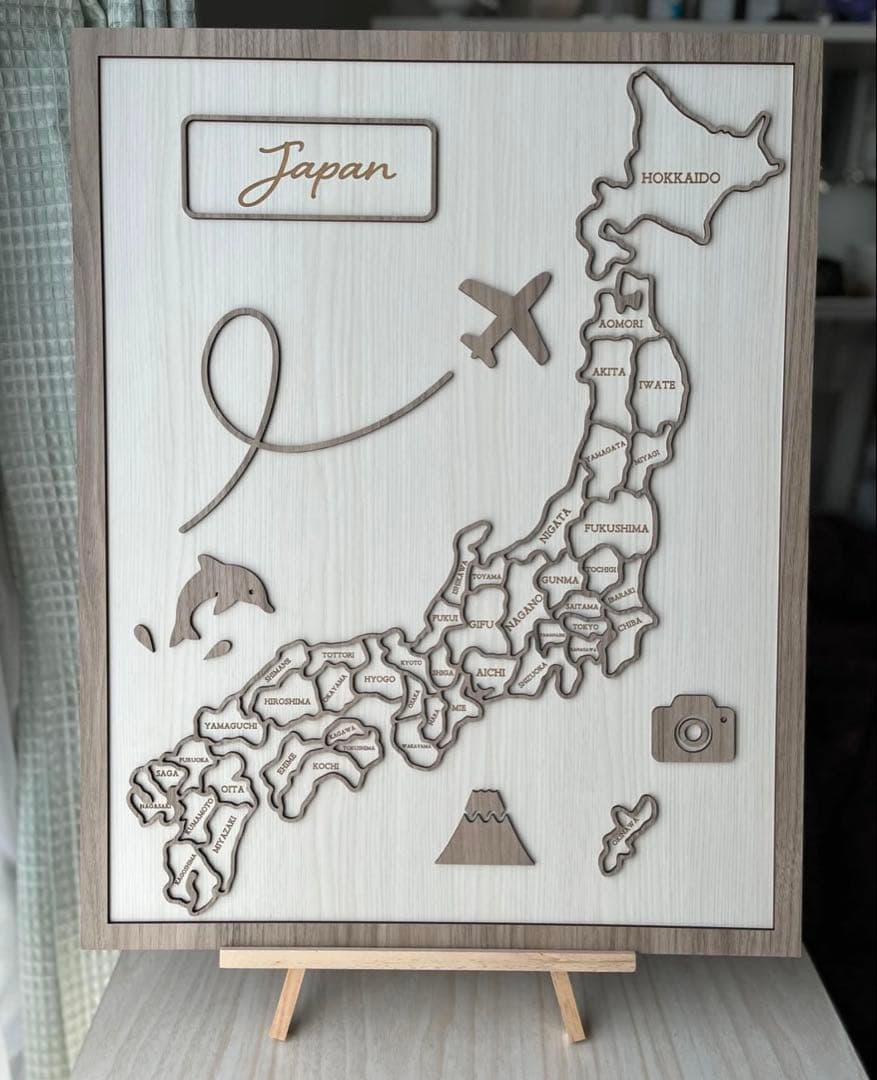 くらしなごやか トラベラーマップ 日本パズル