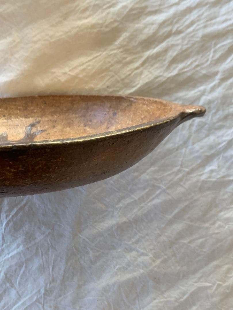 石原稔久さん　鹿絵付鉢　皿　22cm