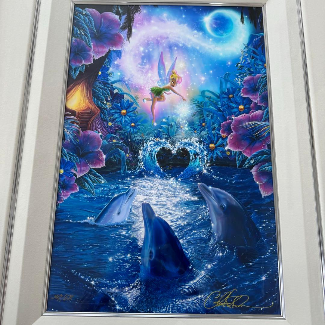 クリスチャンラッセン・ラッセン絵画】ディズニーティンカーベル 版画