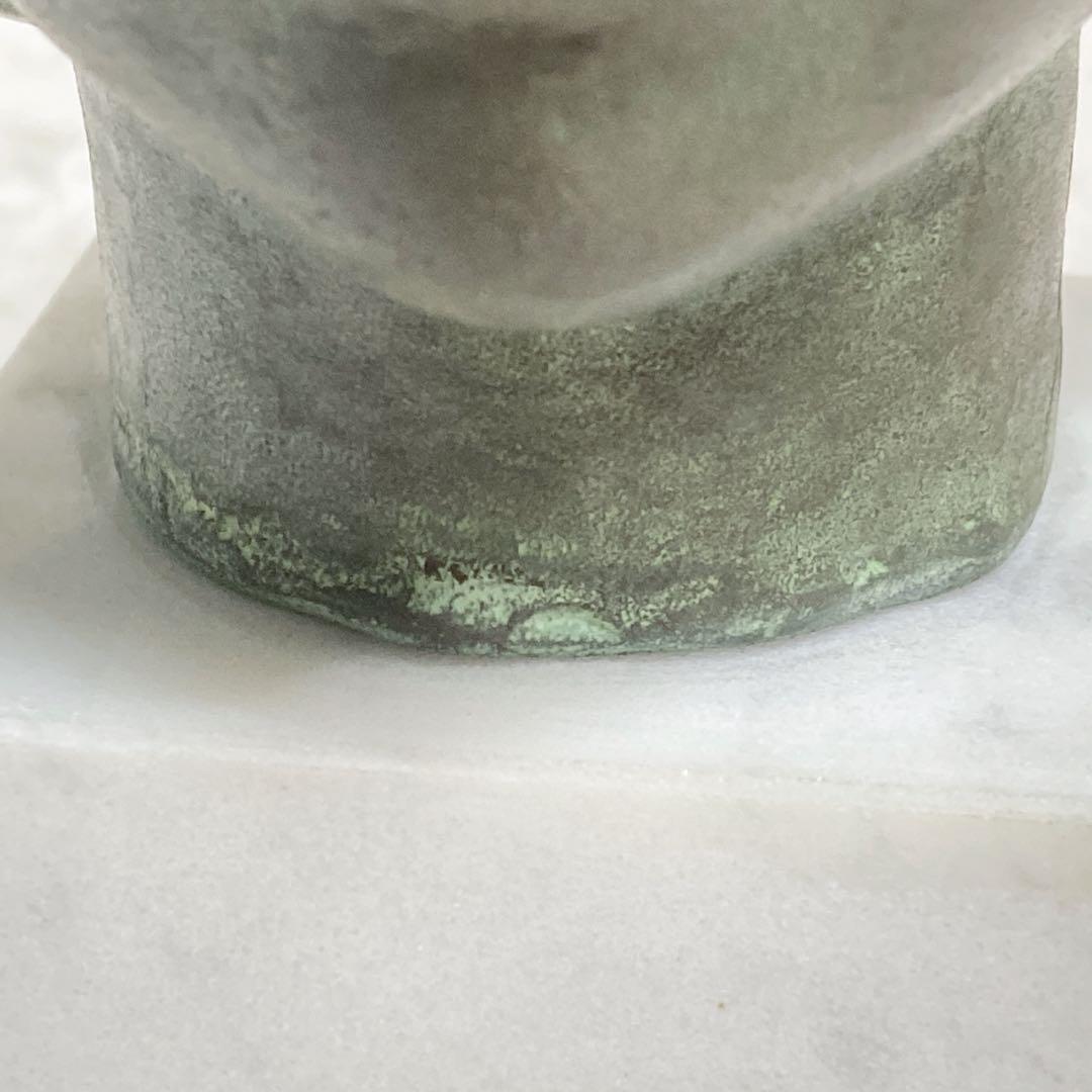 舟越保武 少女A アンナ 頭像 ブロンズ像 台座付き 彫刻 オブジェ