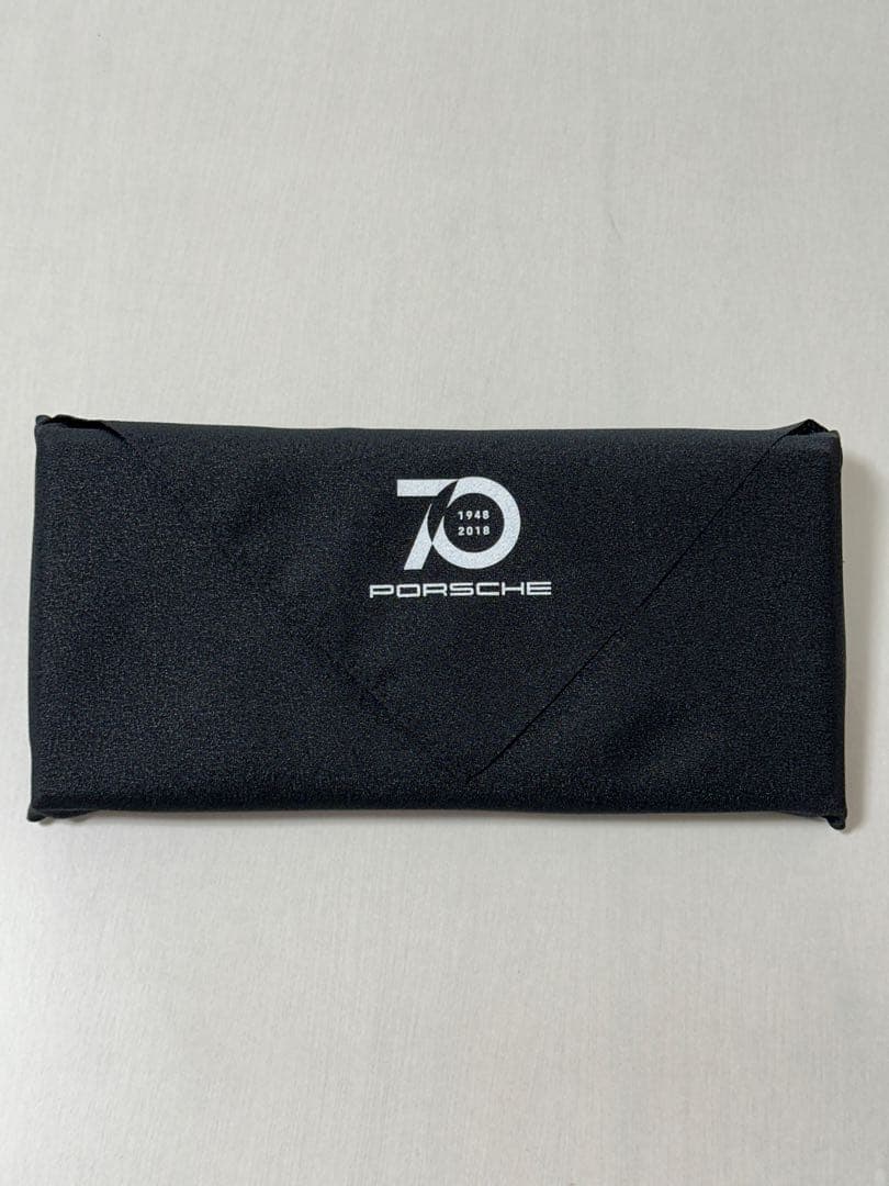 ポルシェ 木製箸セット 黒赤 70周年記念 夫婦箸