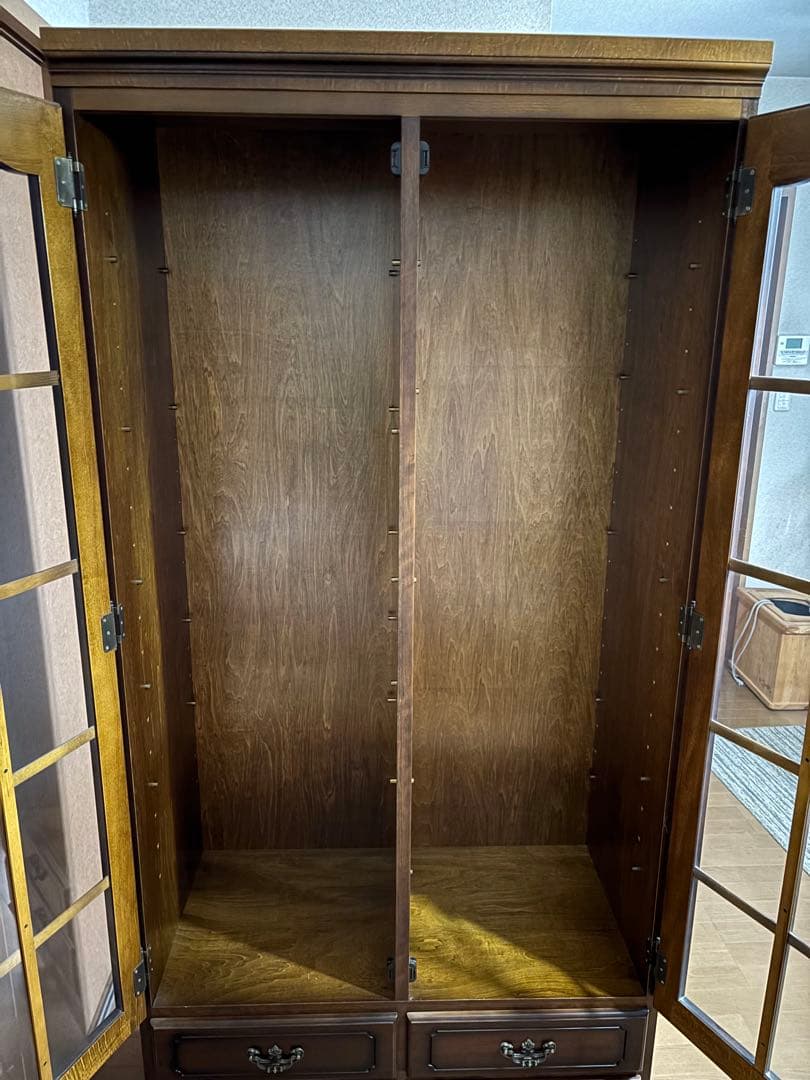 カリモク　コロニアル　ブックシェルフ　引き取り限定