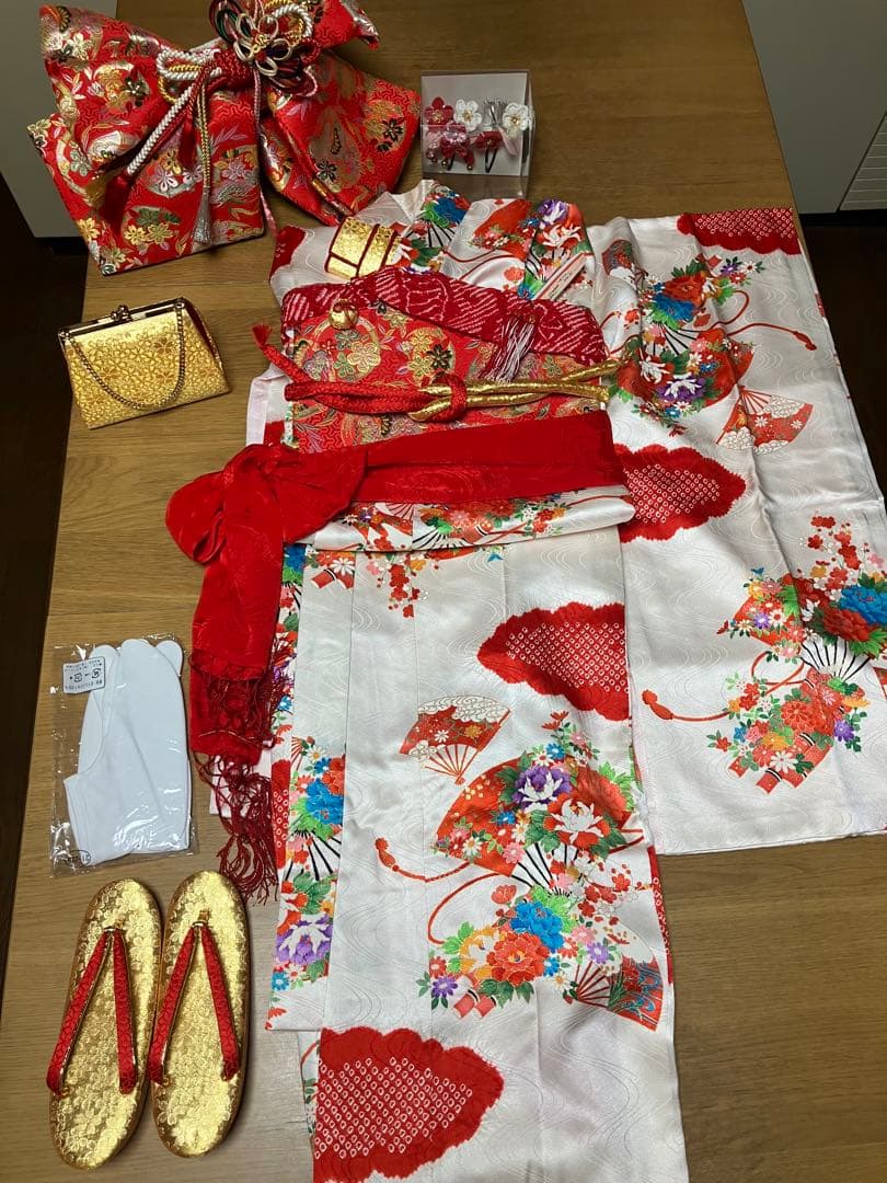七五三　7歳女児　フルセット　美品