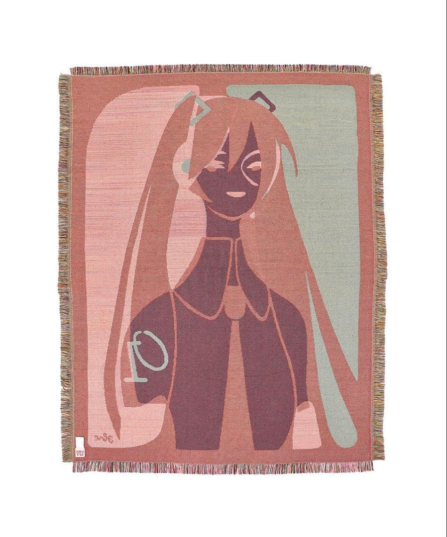 初音ミク×イセタン　ブランケット　マンガートビームス　西山寛紀氏デザイン