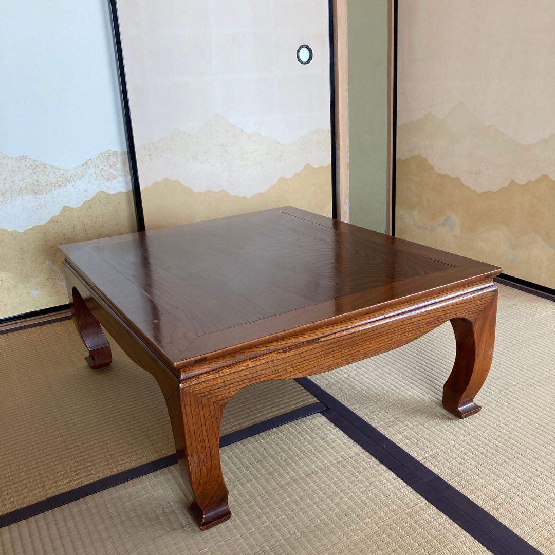 梱包・発送たのメル便送料込】座卓 ちゃぶ台 アンティーク 昭和レトロ