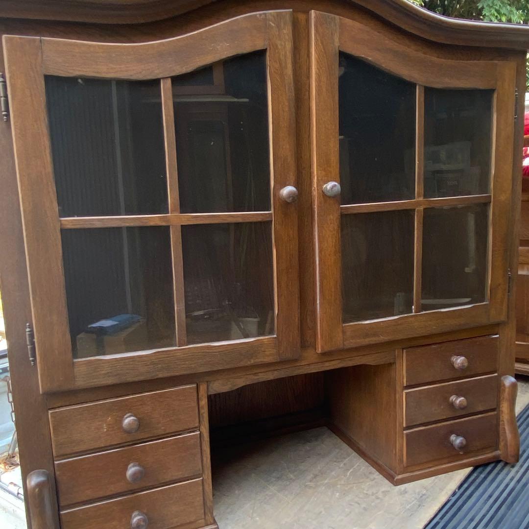 ※配送可能地域要確認　食器棚　アンティーク風